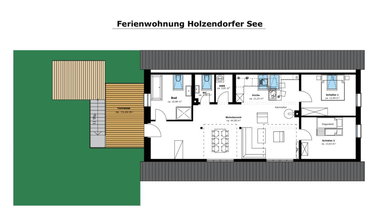 Ferienwohnung Holzendorfer See Holzendorf  Eksteriør billede
